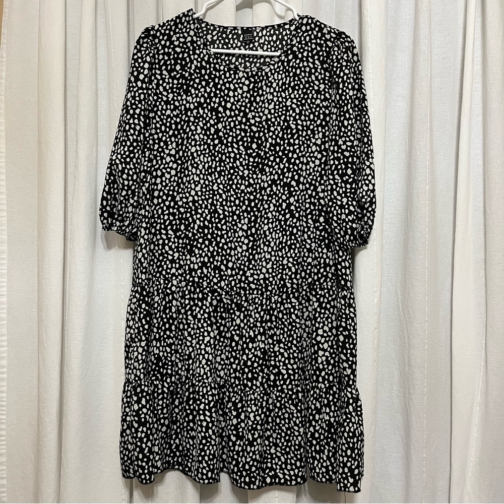 Shein animal print dress size medium